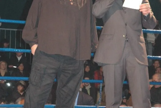 Roma, 13 Dicembre 2007. Insieme a Franco Califano - Foto A.Bruno. 